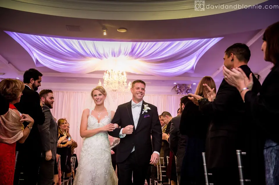 Guests celebrating inside the Cascade Ballroom